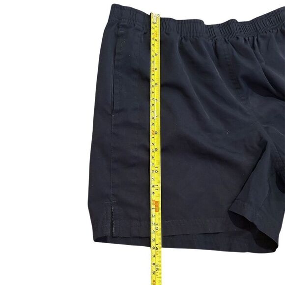 Vintage 90s Nike Men's Blue Nylon Sweat Shorts Mini Swoosh Size S - Picture 8 of 9